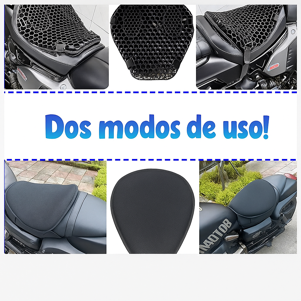 COJIN PARA MOTO EN SILICONA