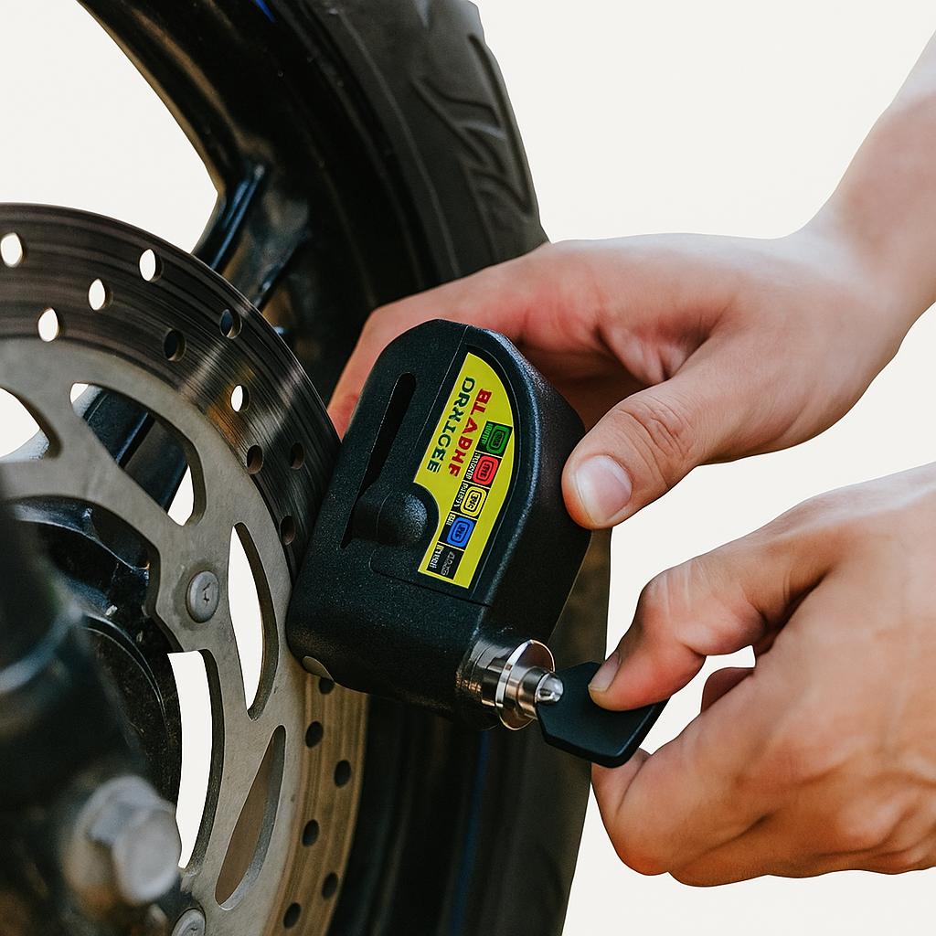 Candado de Freno con Alarma para Moto