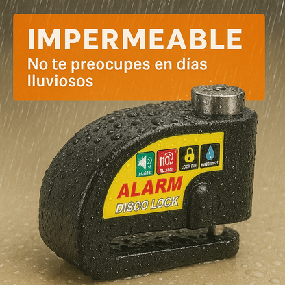 Candado de Freno con Alarma para Moto