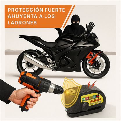 Candado de Freno con Alarma para Moto
