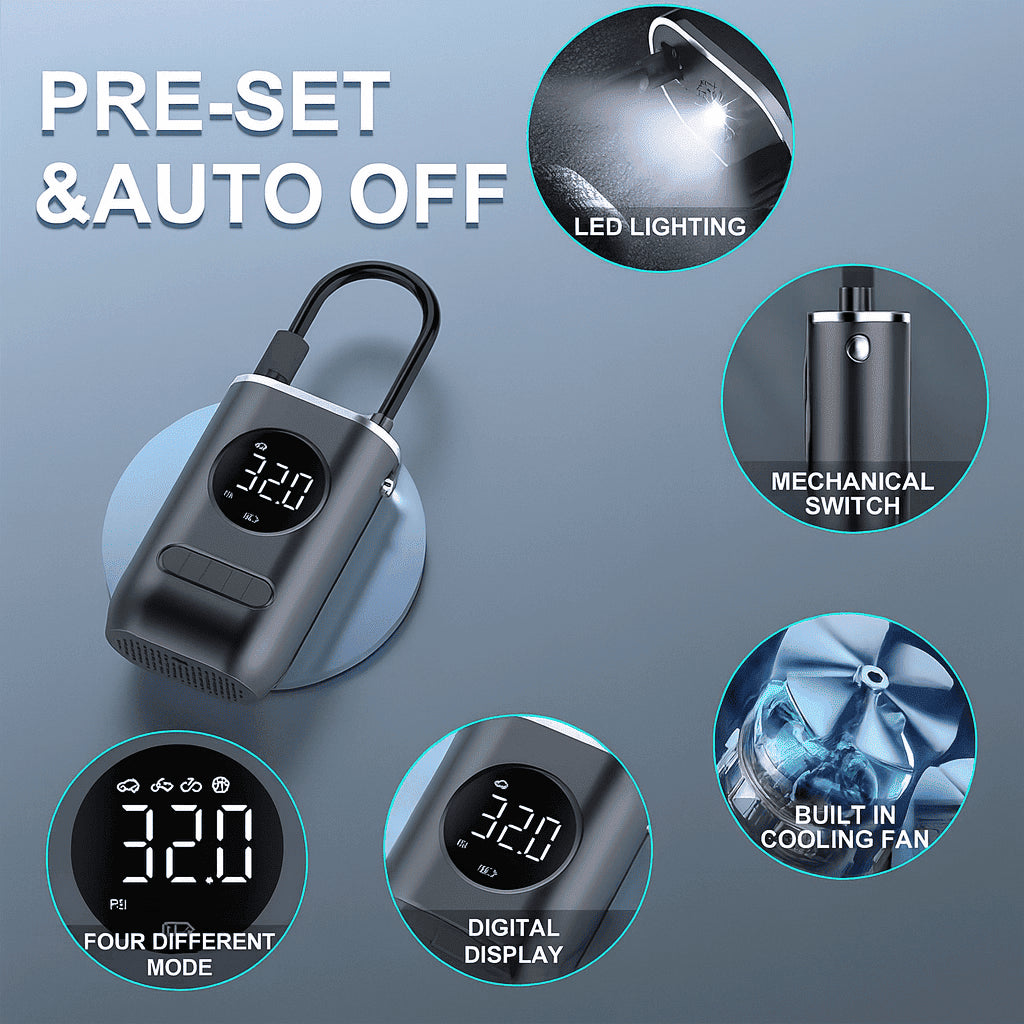 TurboInflador - Compresor Portátil